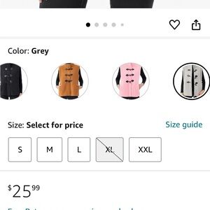 JiangWu Womens Horn Button Sherpa Fleece Thicken Vest Full Zip